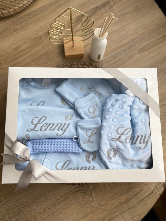 coffret naissance Lenny 0/3 mois personnalisée 👶🍼