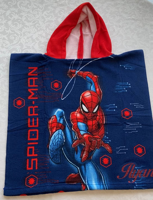 Poncho de bain Spiderman