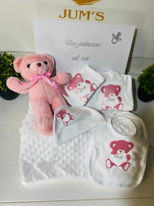 Coffret naissance ourson avec plaid🧸